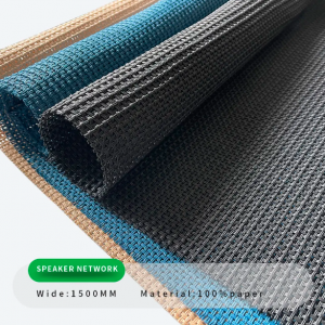 zvučnik Grill Cloth Popularno tržište Papir Grass Mesh Cover Fabric
