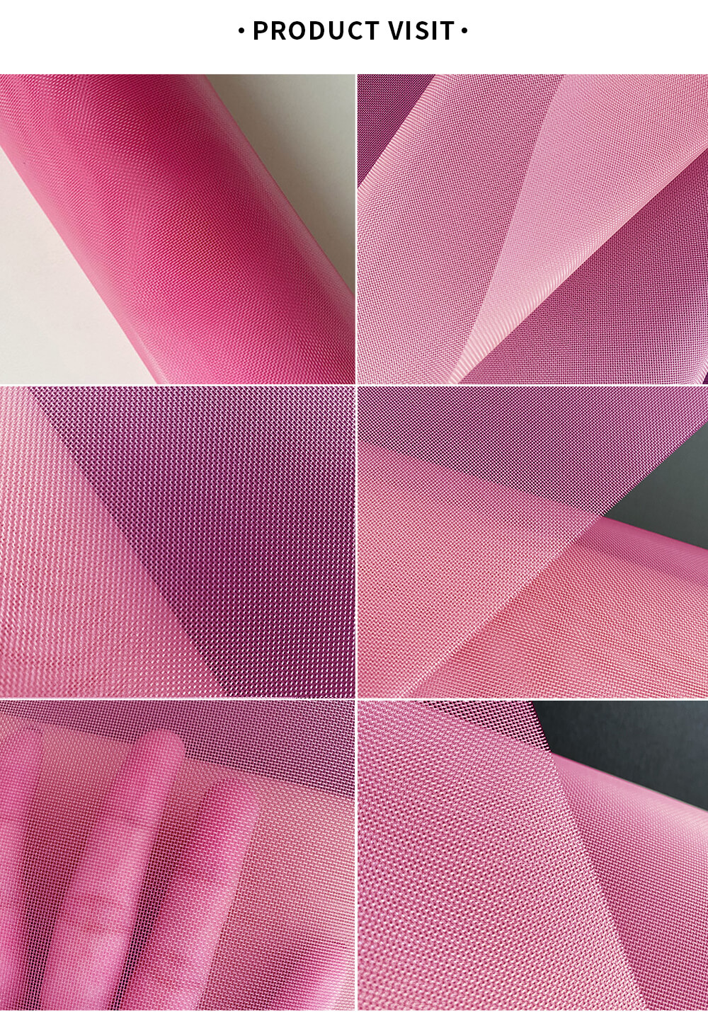 40 Mesh Black Hard Nylon Mesh