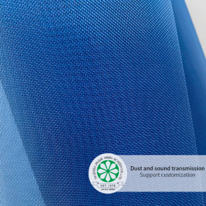 Blue Nylon Mesh Fabric For Wedding Dress